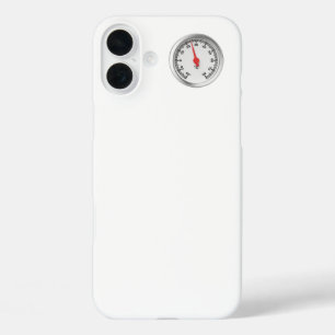 Ronde Celsius thermometer iPhone 16 Plus Hoesje
