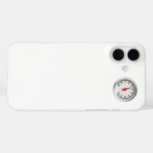 Ronde Celsius thermometer Case-Mate iPhone Case (Achterkant (horizontaal))