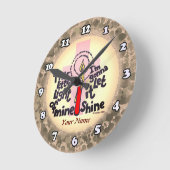 Ronde Cette petite horloge chrétienne (Angle)