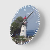 Ronde Cheboygan Crib Horloge légère (Angle)