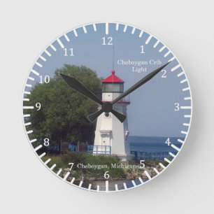 Ronde Cheboygan Crib Horloge légère