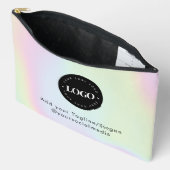 Ronde Cirkel Aangepaste Logo Holografische Stijl b Etui (Open)