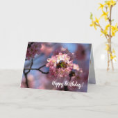 Ronde cluster van Sakura-bloemen in Bloom Kaart (Gele Bloem)