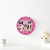 Ronde Coeur Kitty - calico ver - horloge (Maison)