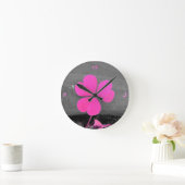 Ronde ~Coeurs de trèfle~ MUR HORLOGE (Maison)