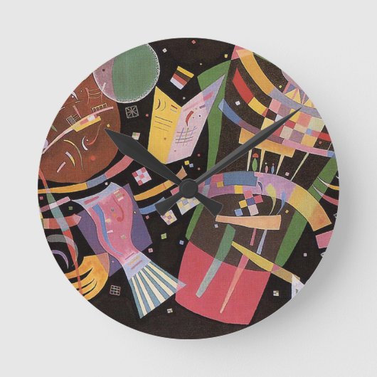 Ronde Composition Kandinsky X Horloge (Recto)