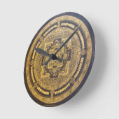 RONDE CONCEPTION DE HORLOGE DE MUR DE MANDALA ESOTÉRIQUE (Angle)