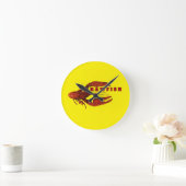 Ronde Crawfish Wall Horloge (Maison)