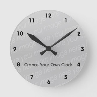 Ronde Créer votre propre horloge - Style 3