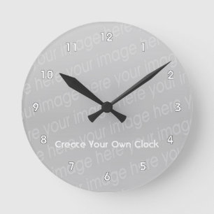 Ronde Créez votre propre horloge - le style 2