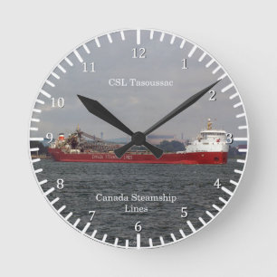 Ronde CSL Tadoussac horloge rouge