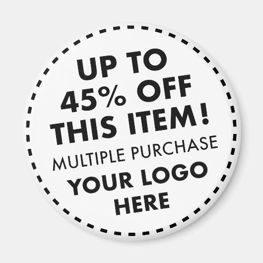 Ronde Custom Magnet 45% OFF Bulk Kopen Korting Magneet (Voorkant)