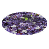 Ronde decoratieve glazen snijplank (Hoek)