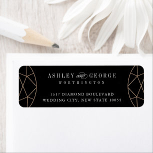 Ronde Diamanten Geometrisch Monogram Stijlvolle Tr Etiket