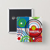 Ronde doelpatroon Vartali Square Button (Voorkant /achterkant)