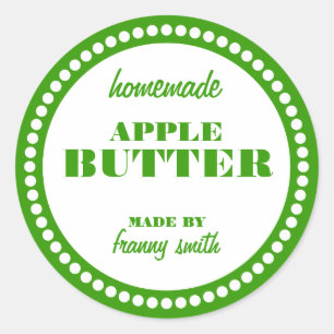 Ronde Dot Lijst Jar Label Sjabloon