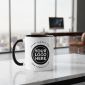 Ronde Douane Uw Logo van het Bedrijf Mok