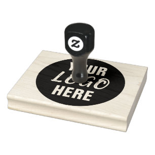 Ronde Douane Uw Logo van het Bedrijf Rubberstempel