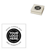 Ronde Douane Uw Logo van het Bedrijf Rubberstempel (Gestempeld)