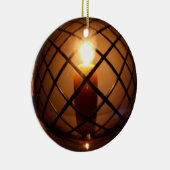 Ronde draad en Kaars Ornament (Rechts)