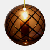 Ronde draad en Kaars Ornament (Achterkant)