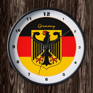 Ronde Drapeau allemand, Aigle & Allemagne mode / horloge