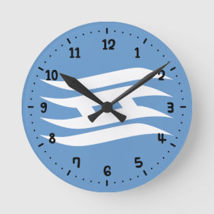 Ronde Drapeau de la préfecture de Hyogo, horloge japonai