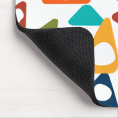 Ronde driehoeken muismat (Hoek)