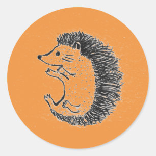 Ronde egelstickers sticker