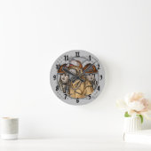Ronde Équipe de pompiers horloge (Maison)