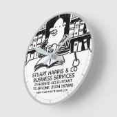 Ronde Experts Comptables Horloge Rond (Angle)