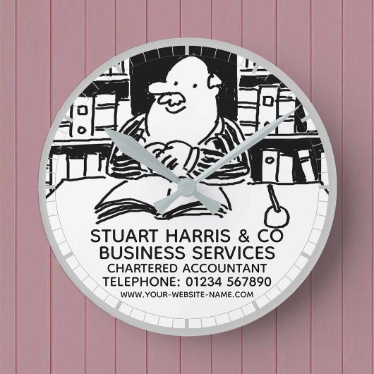 Ronde Experts Comptables Horloge Rond