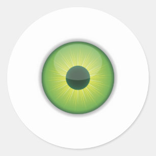 Ronde Eyeball Stickers voor Ambachten of Halloween