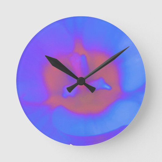 Ronde Fleur Crocus Horloge chaude et froide (Recto)