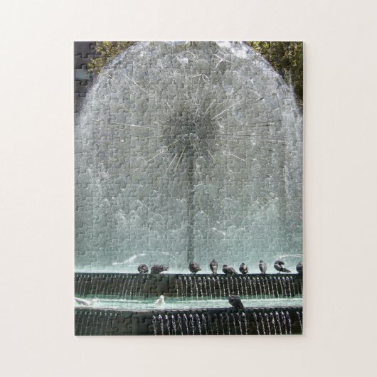 ronde fontein legpuzzel (Verticaal)