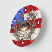 Ronde Force aérienne Viet Nam Horloge visuelle (Angle)