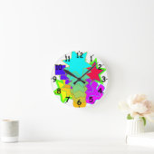 Ronde Formes et horloge de couleurs (Maison)