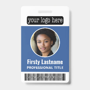 Ronde foto aangepaste personeelsbarcode, logo, naa badge