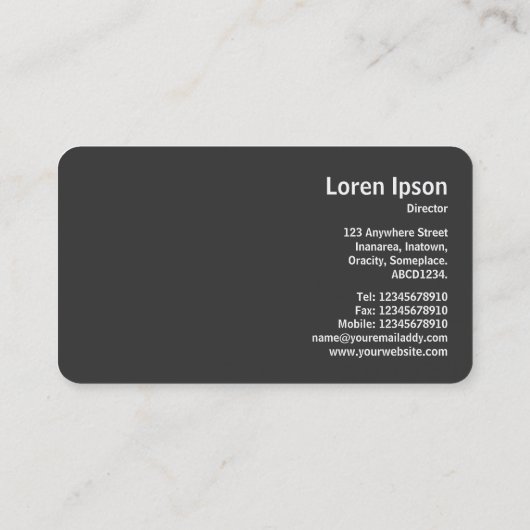 Ronde foto - Kalanchoe Visitekaartje (Achterkant)