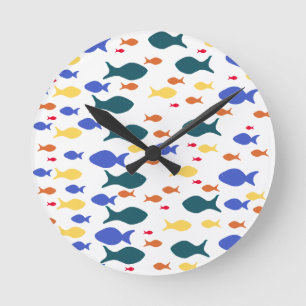 Ronde (gemiddelde) wandklok klok