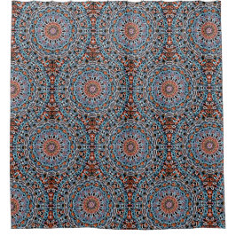 Ronde geometrie douchegordijn