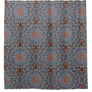 Ronde geometrie douchegordijn