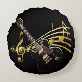 Ronde gitaarmuziek rond kussen