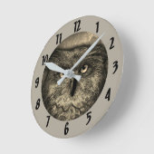 Ronde Grande horloge Hibou (Angle)