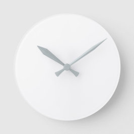 Ronde (grote) wandklok - grijze handen klok