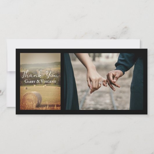 Ronde Hay Bales Boerderij Weddenschap Bedankt (Voorkant)