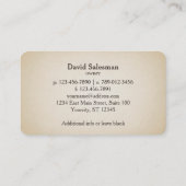 Ronde hoeken Fleur-de-lis  Kijk Visitekaartje (Achterkant)