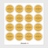 Ronde Honeycomb Lip Beeswax Balm Labels (Vel)