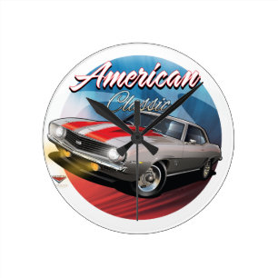 Ronde Horloge 1968 de Camaro solides solubles