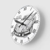 Ronde Horloge A110 alpine (Angle)